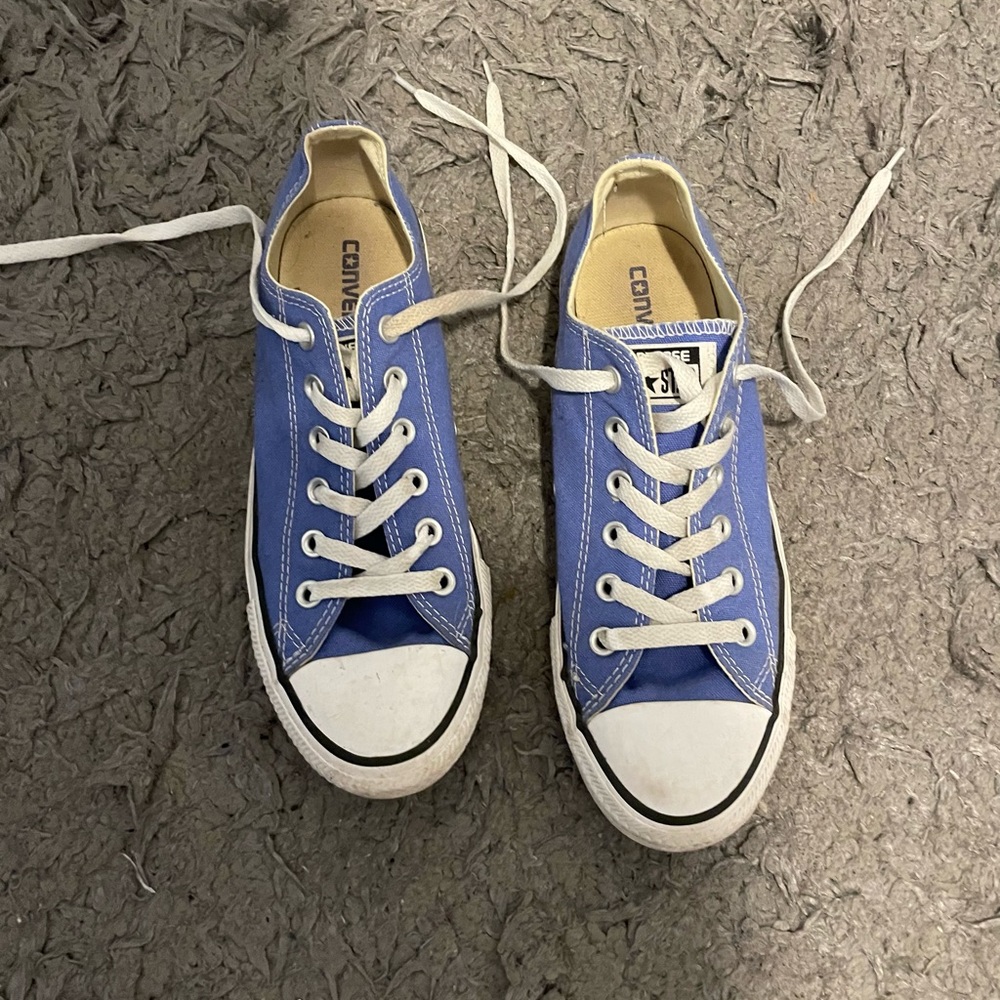Blue Converse All Star Low Top Chuck Taylor Size 7